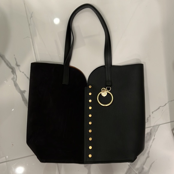 See by Chloe Gaia Large Carry All Tote in Black. - Picture 3 of 6